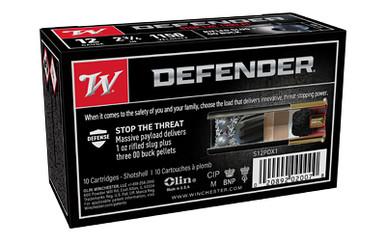 WINCHESTER DEFENDER 12GA 2.75 3-00/1OZ 10/